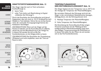 2013-2014 Fiat Ducato Euro 4 Bedienungsanleitung | Deutsch