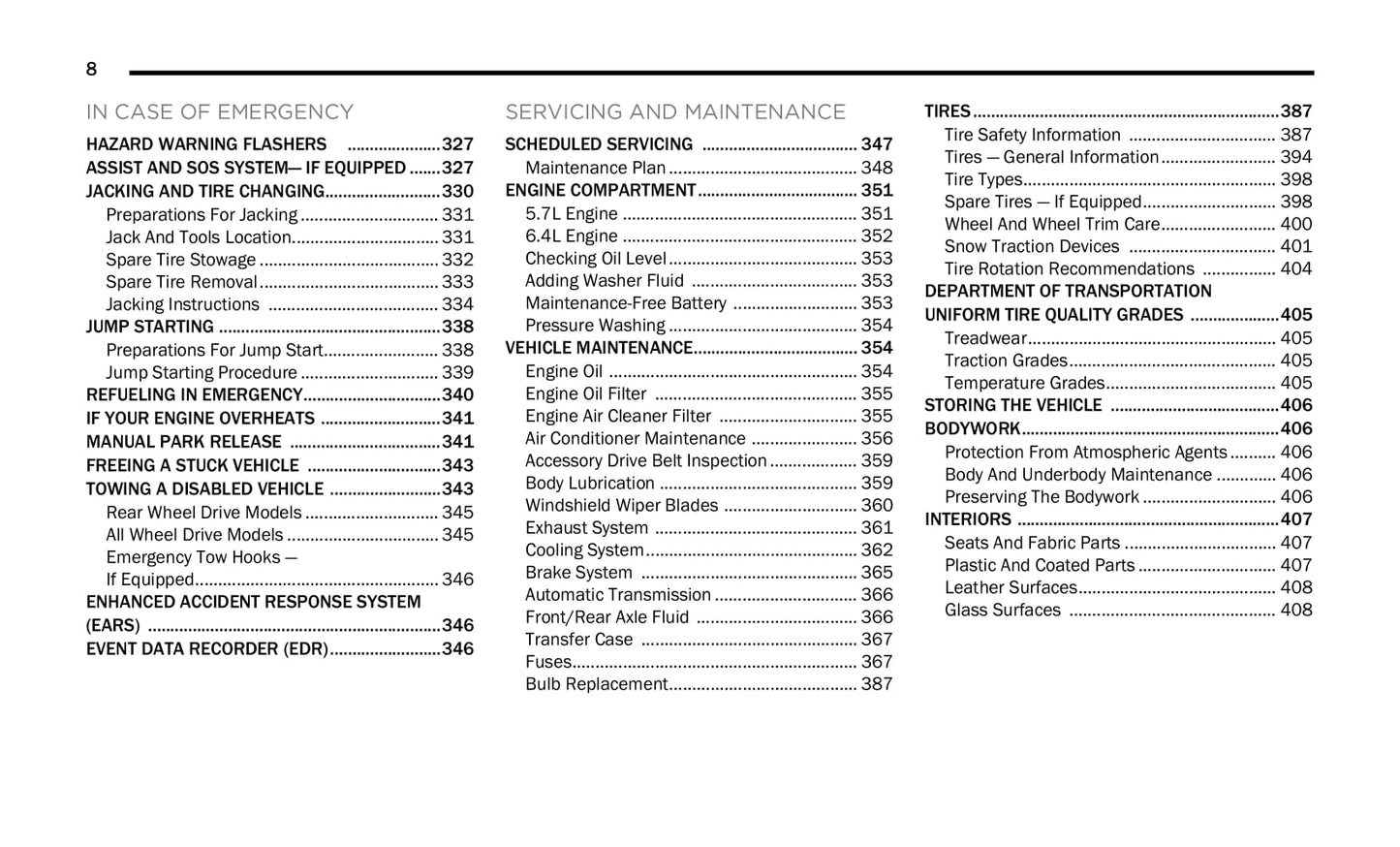 2022 Jeep Wagoneer/Grand Wagoneer Owner's Manual | English