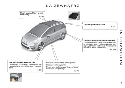 2011-2013 Citroën C4 Picasso/Grand C4 Picasso Owner's Manual | Polish