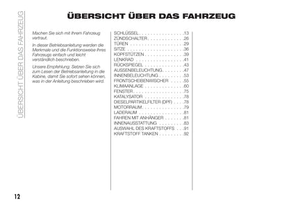 2016-2017 Fiat Fullback Owner's Manual | German