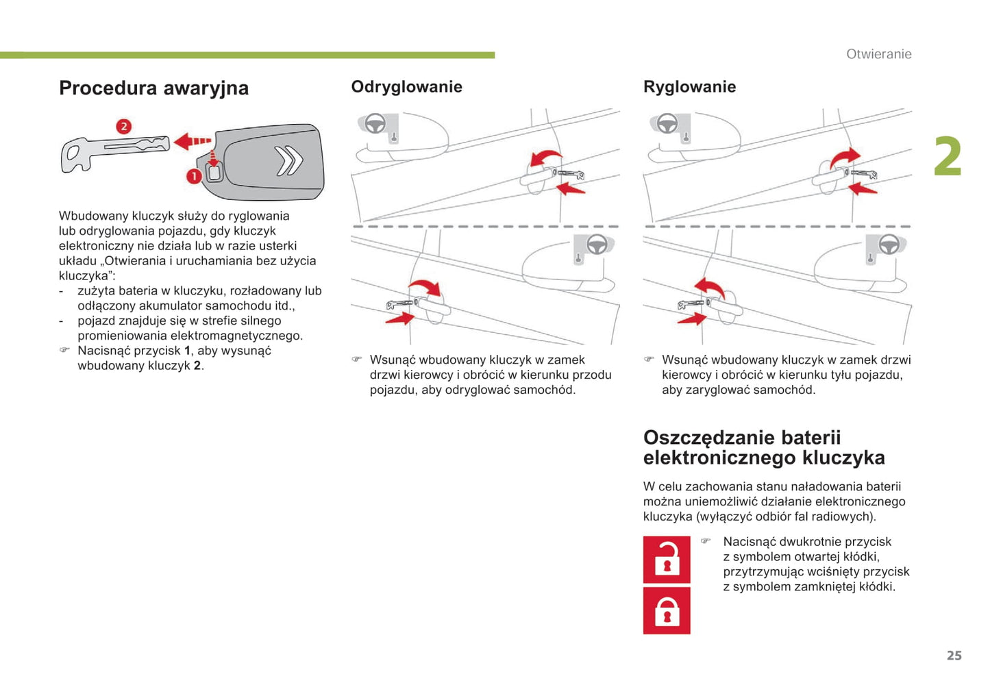 2018-2022 Citroën C1 Bedienungsanleitung | Polnisch