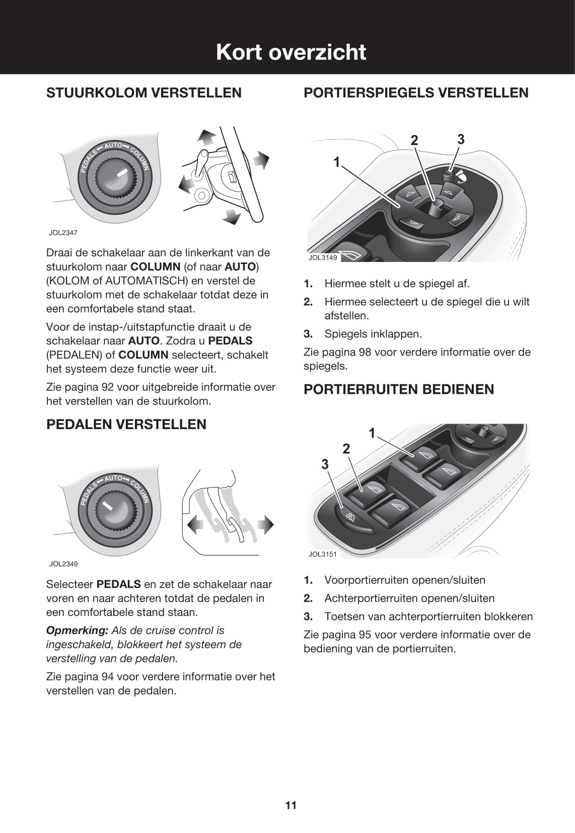2005-2006 Jaguar XJ Owner's Manual | Dutch