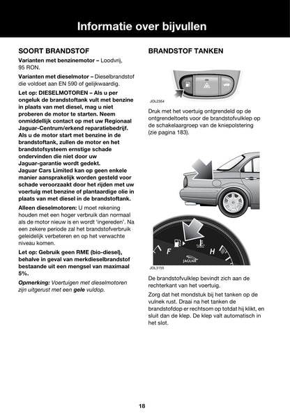2003-2007 Jaguar XJ Gebruikershandleiding | Nederlands