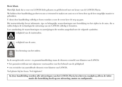 2012-2015 Lancia Flavia Bedienungsanleitung | Niederländisch