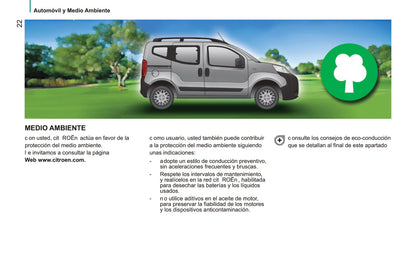 2014-2017 Citroën Nemo Gebruikershandleiding | Spaans