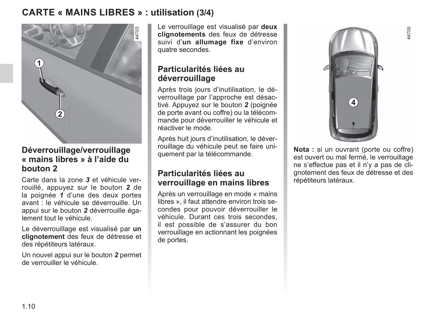 2019 Renault Clio Bedienungsanleitung | Französisch