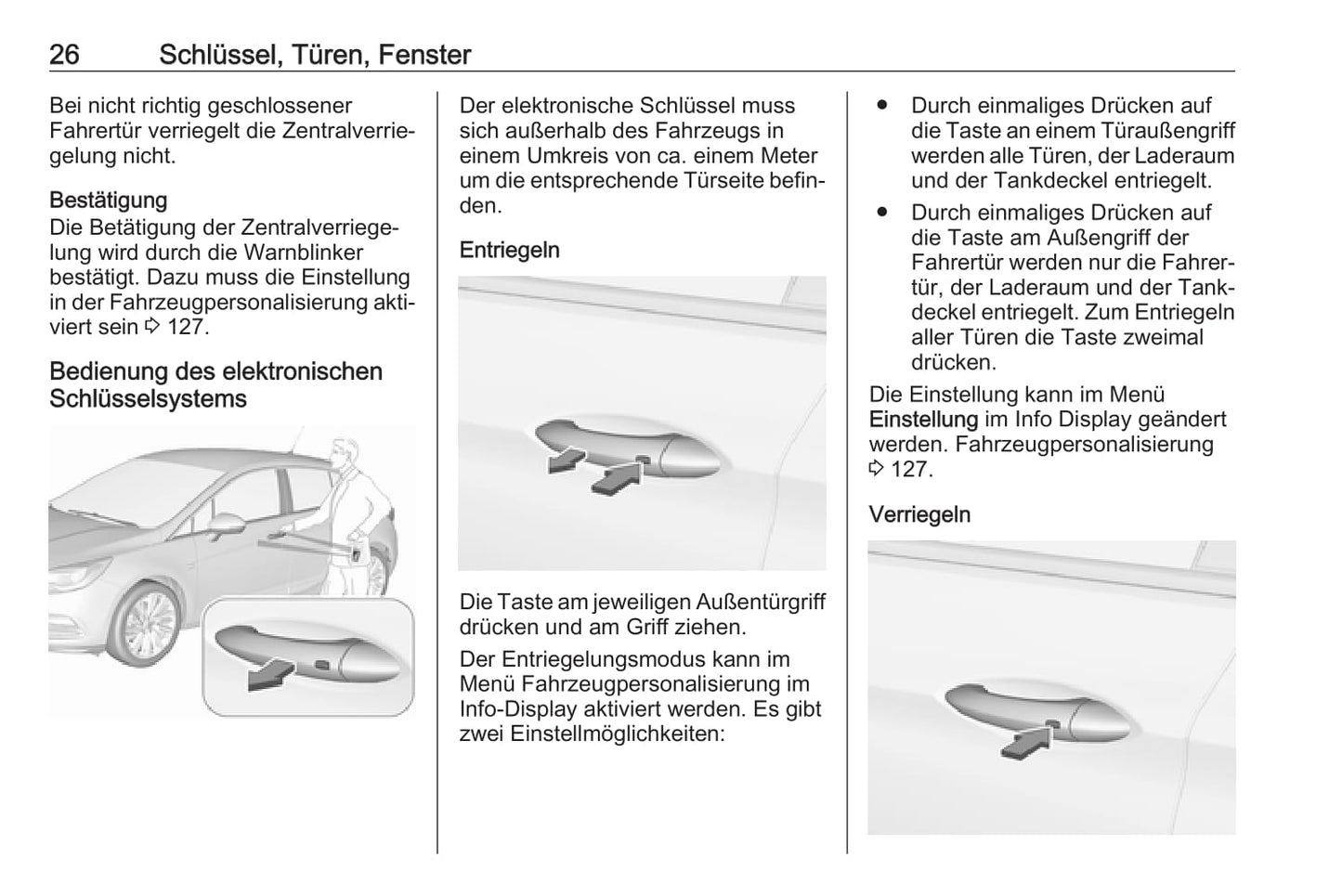 2017 Opel Astra Owner's Manual | German