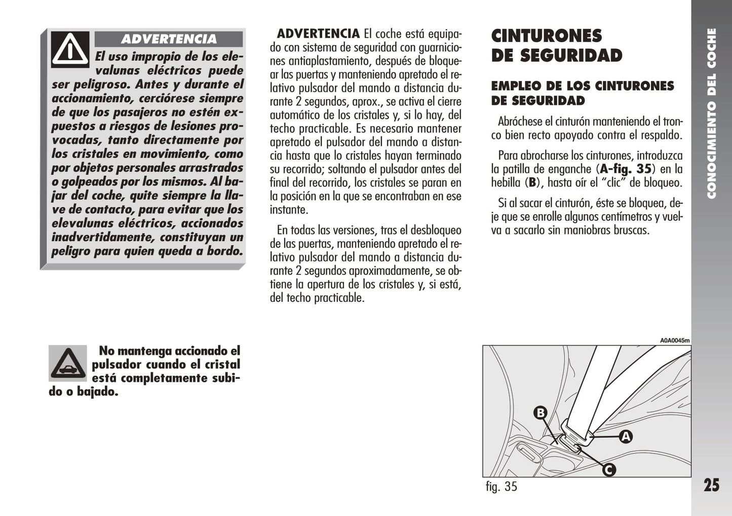 2007-2010 Alfa Romeo 147 Owner's Manual | Spanish