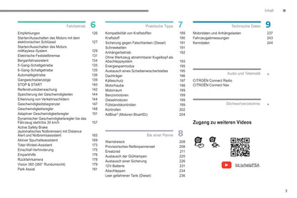 2018-2021 Citroën C4 SpaceTourer/Grand C4 SpaceTourer Owner's Manual | German