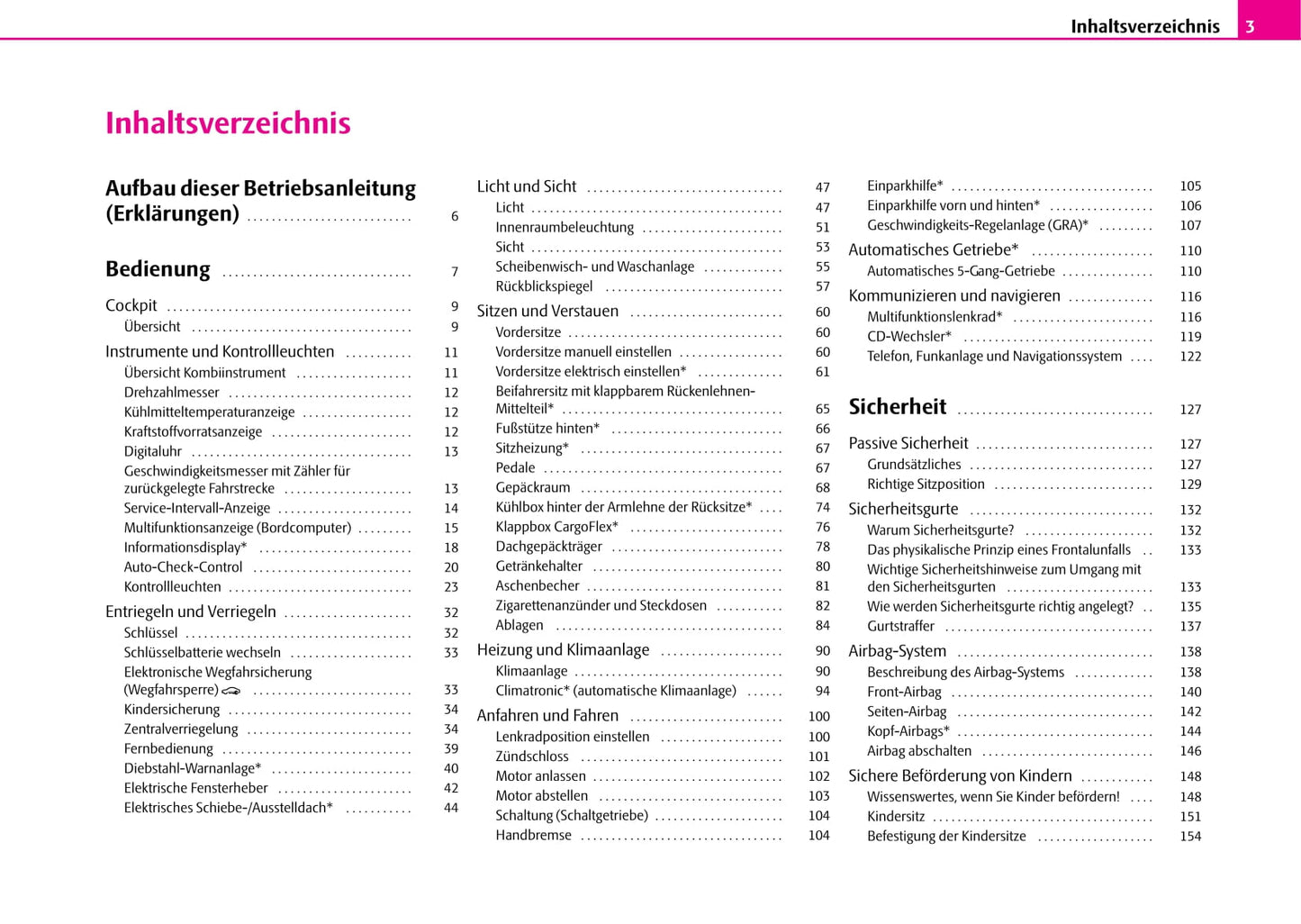 2006-2008 Skoda Superb Gebruikershandleiding | Duits