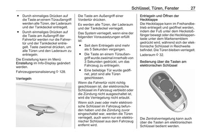 2020-2021 Opel Astra Owner's Manual | German