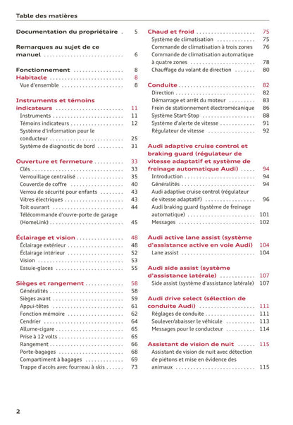 2014-2016 Audi A7/S7 Gebruikershandleiding | Frans