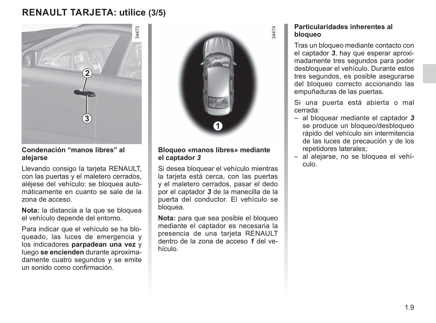 2018-2019 Renault Talisman Owner's Manual | Spanish