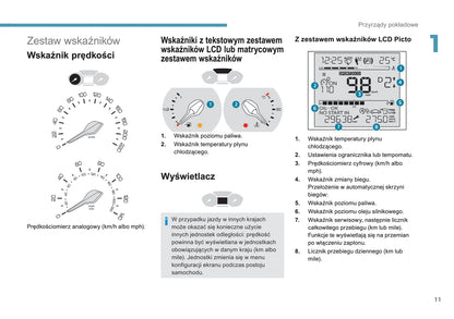 2018-2019 Peugeot Rifter Owner's Manual | Polish