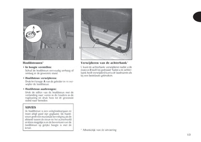 1998-1999 Renault Trafic Bedienungsanleitung | Niederländisch
