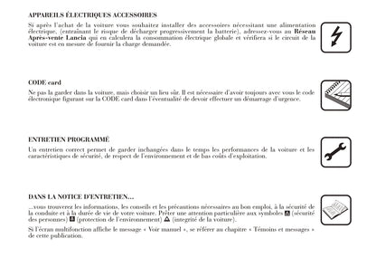 2008-2012 Lancia Musa Gebruikershandleiding | Frans