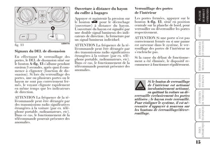 2008-2012 Lancia Musa Owner's Manual | French