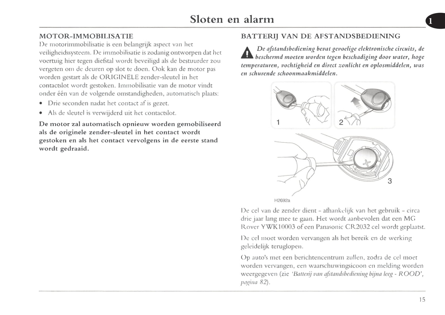 2001-2004 MG ZT Owner's Manual | Dutch