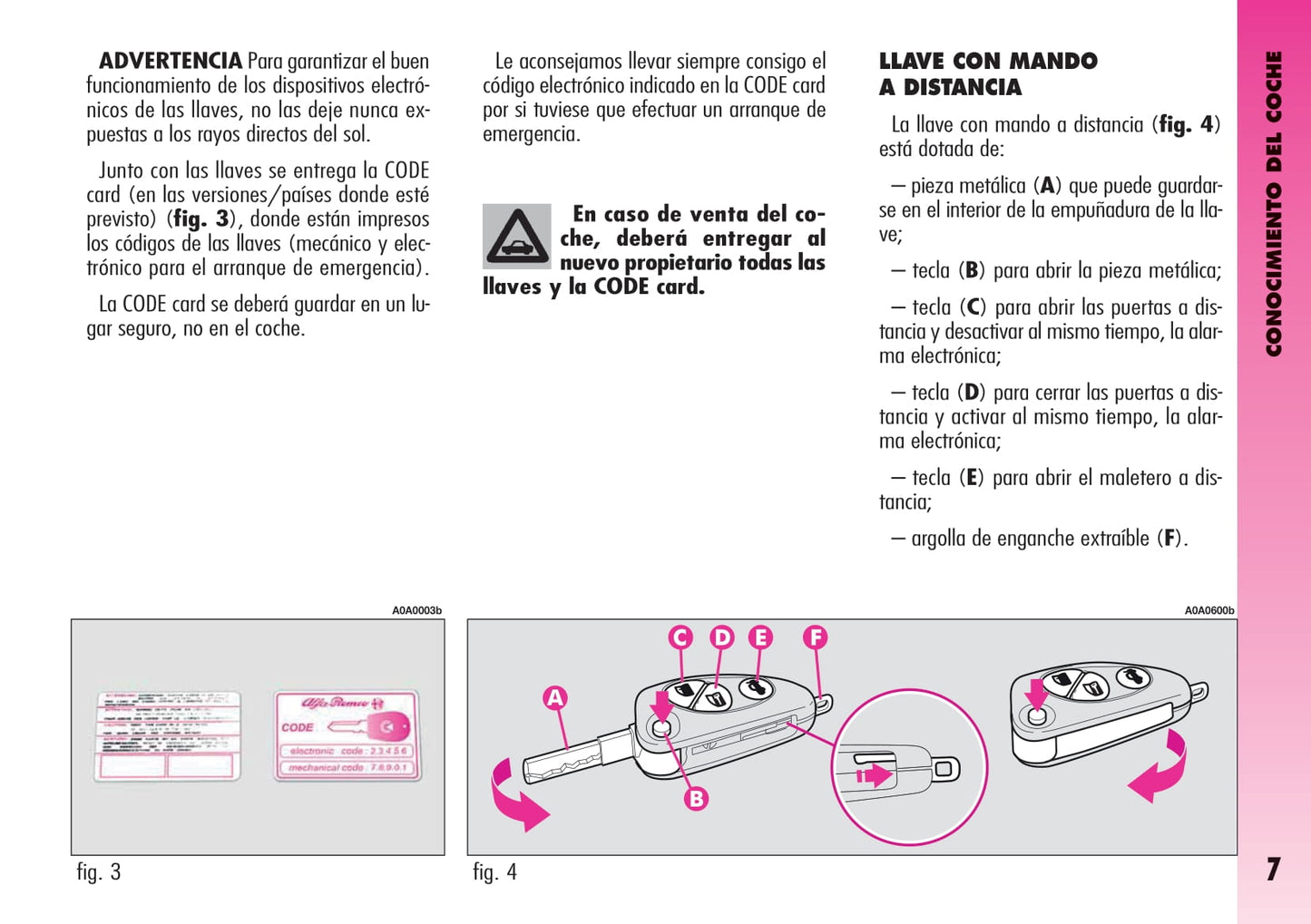 2007-2011 Alfa Romeo GT Manuel du propriétaire | Espagnol