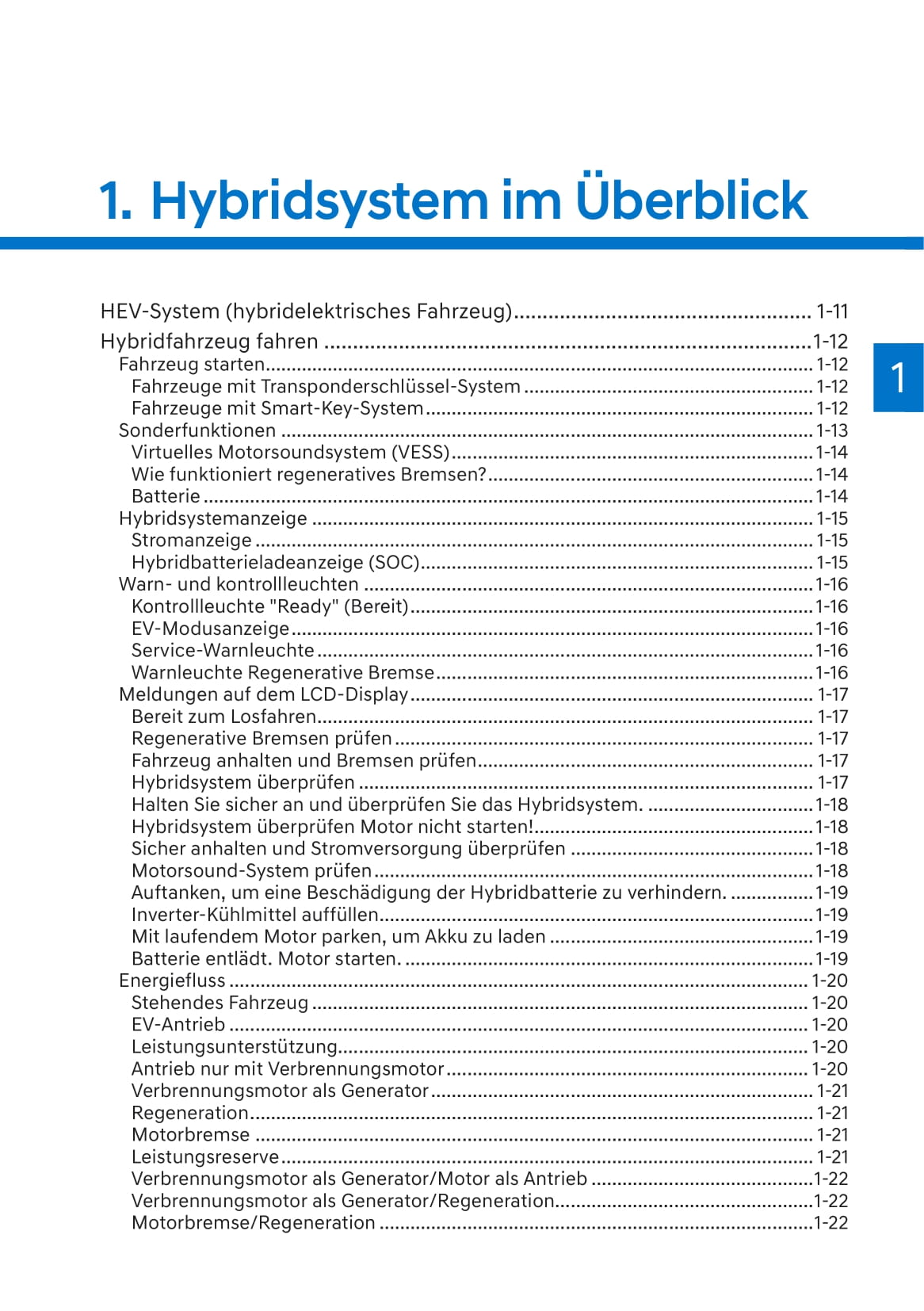 2019-2020 Hyundai Kona Hybrid Gebruikershandleiding | Duits