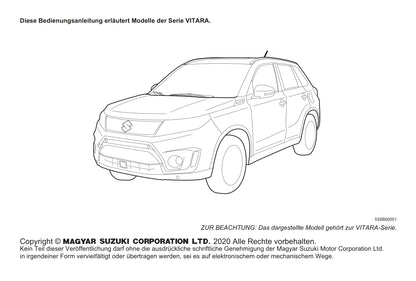 2020-2021 Suzuki Vitara Gebruikershandleiding | Duits