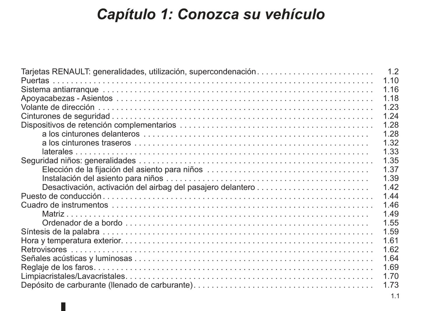 2009-2010 Renault Vel Satis Gebruikershandleiding | Spaans