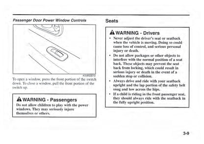2001 Kia Sephia Owner's Manual | English