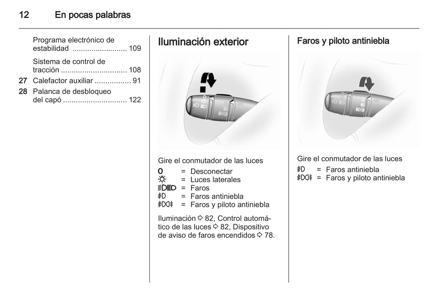 2013-2014 Opel Vivaro Owner's Manual | Spanish