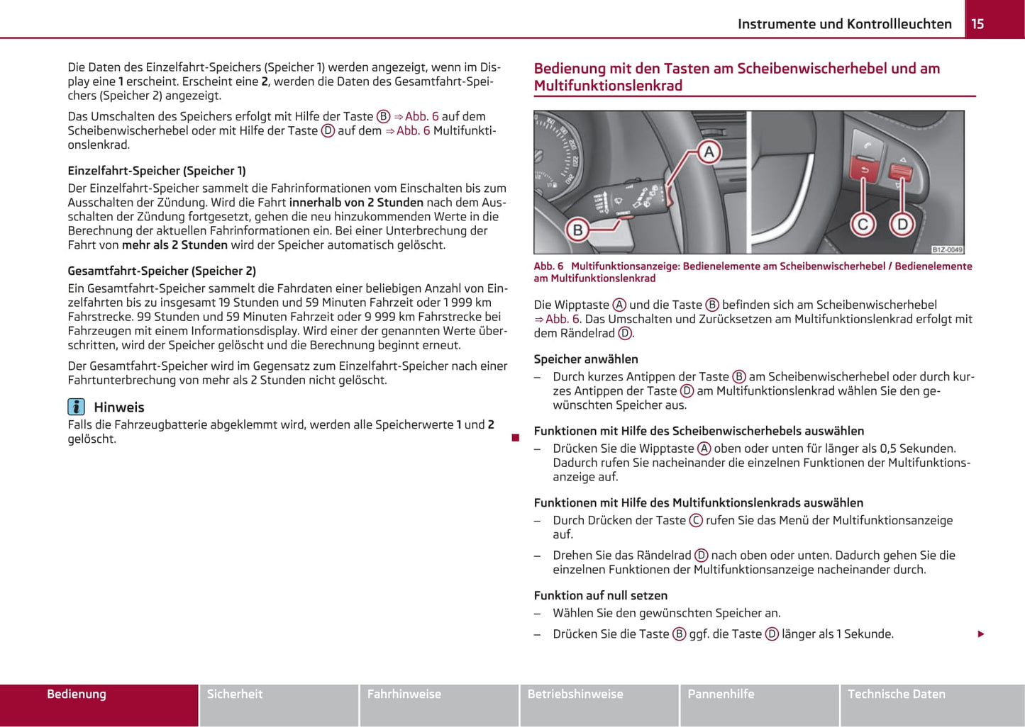 2011-2012 Skoda Octavia Gebruikershandleiding | Duits