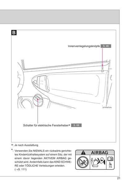 2013-2014 Toyota Aygo Owner's Manual | German