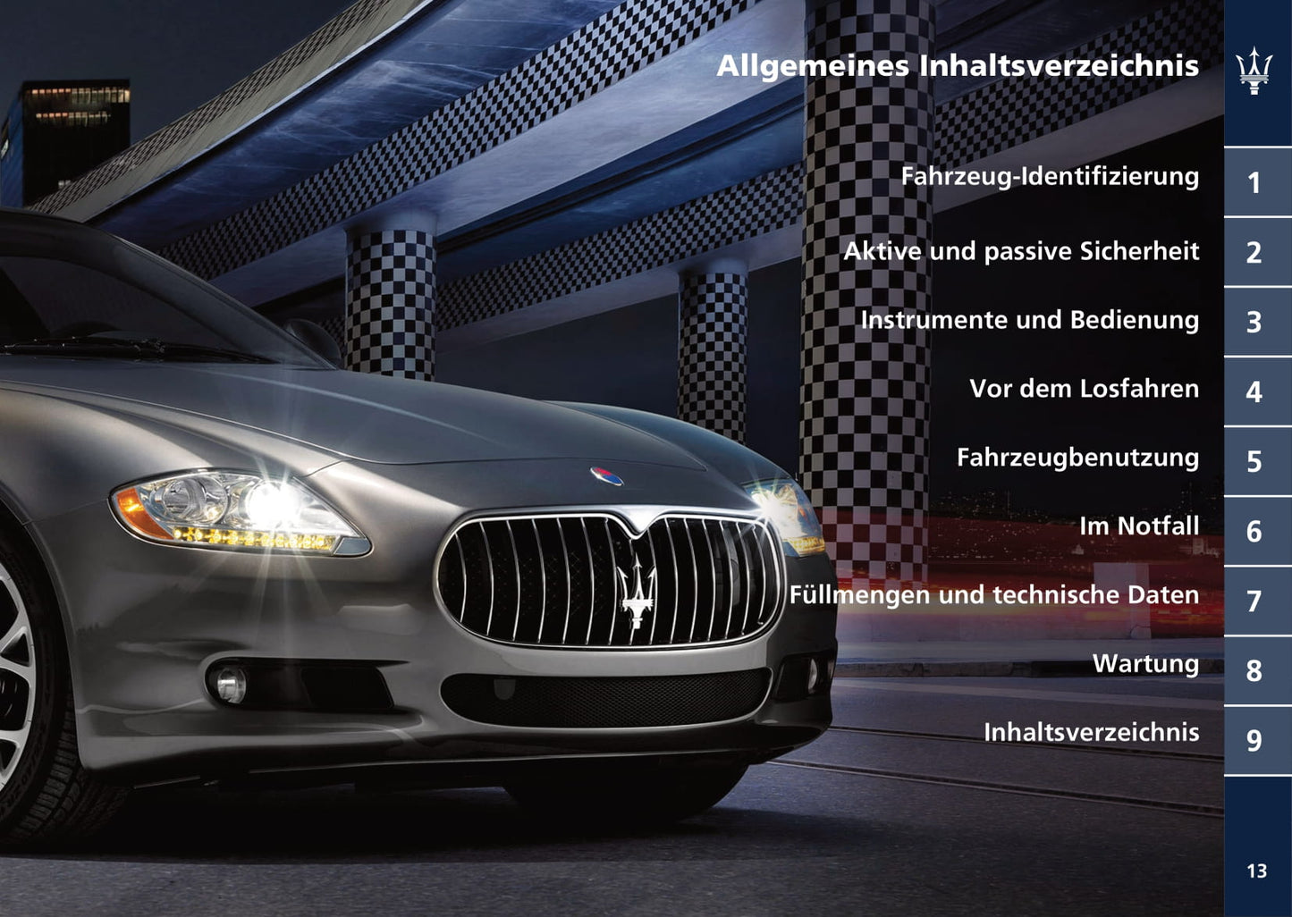 2008-2013 Maserati Quattroporte Gebruikershandleiding | Duits