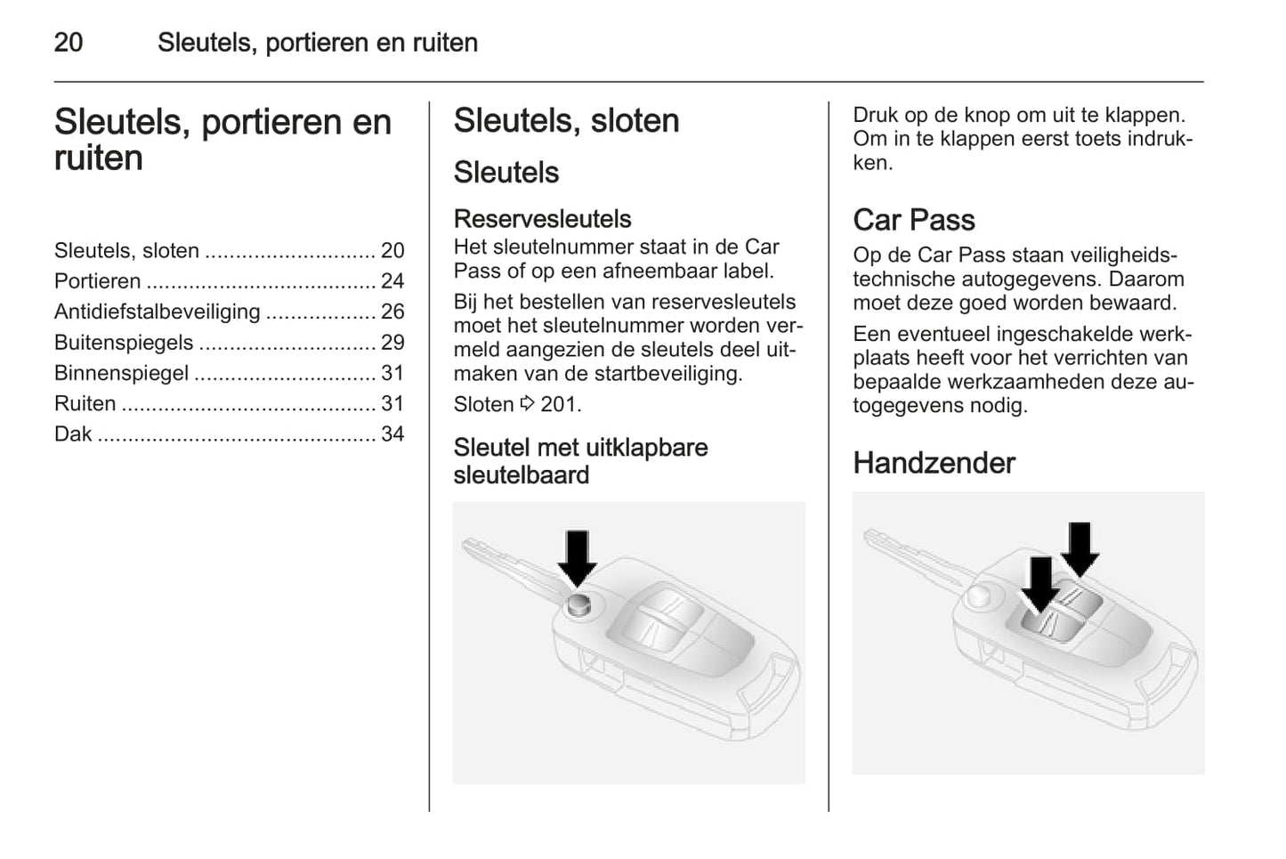 2015-2016 Opel Antara Bedienungsanleitung | Niederländisch
