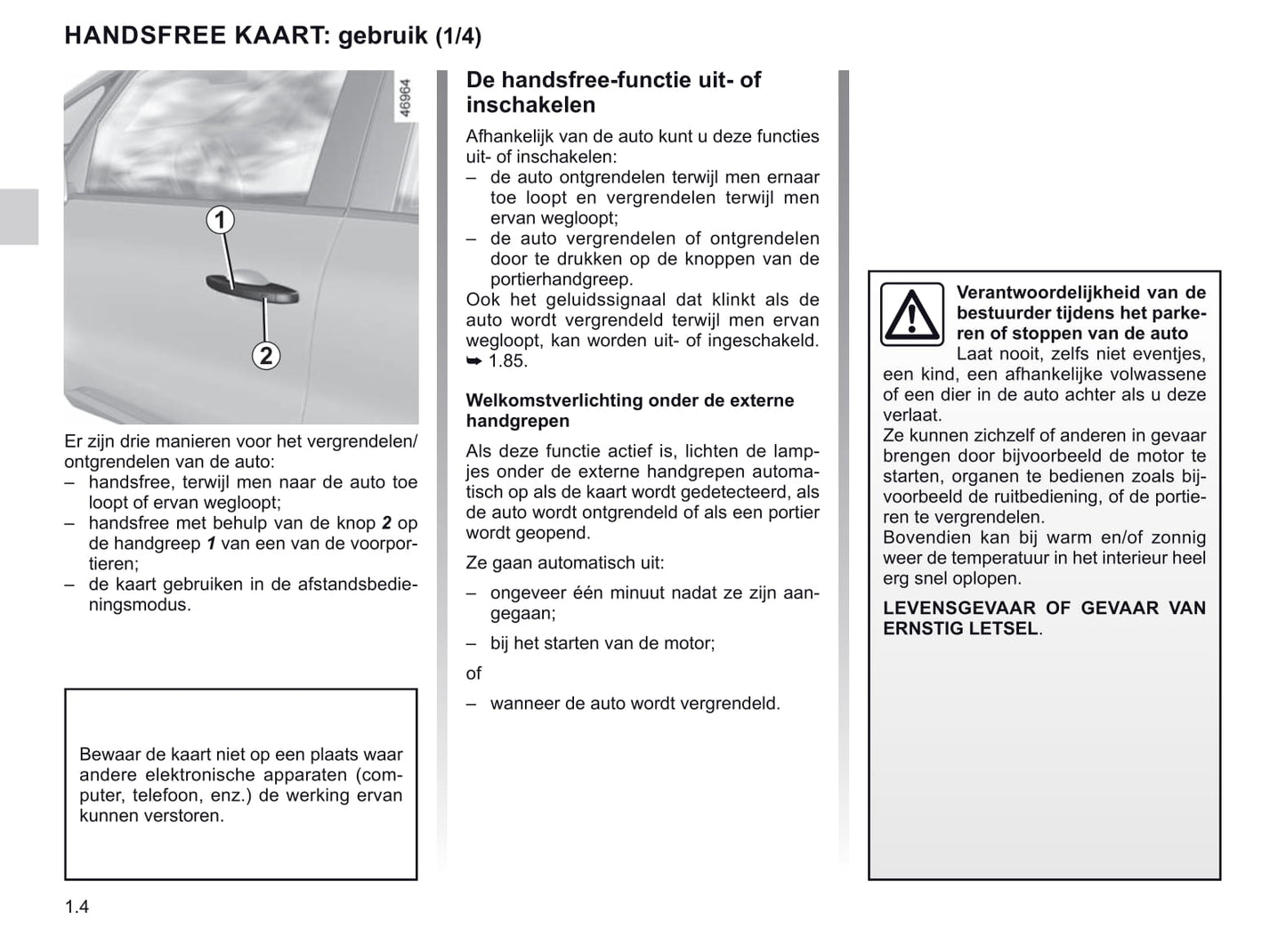 2019-2020 Renault Espace Owner's Manual | Dutch