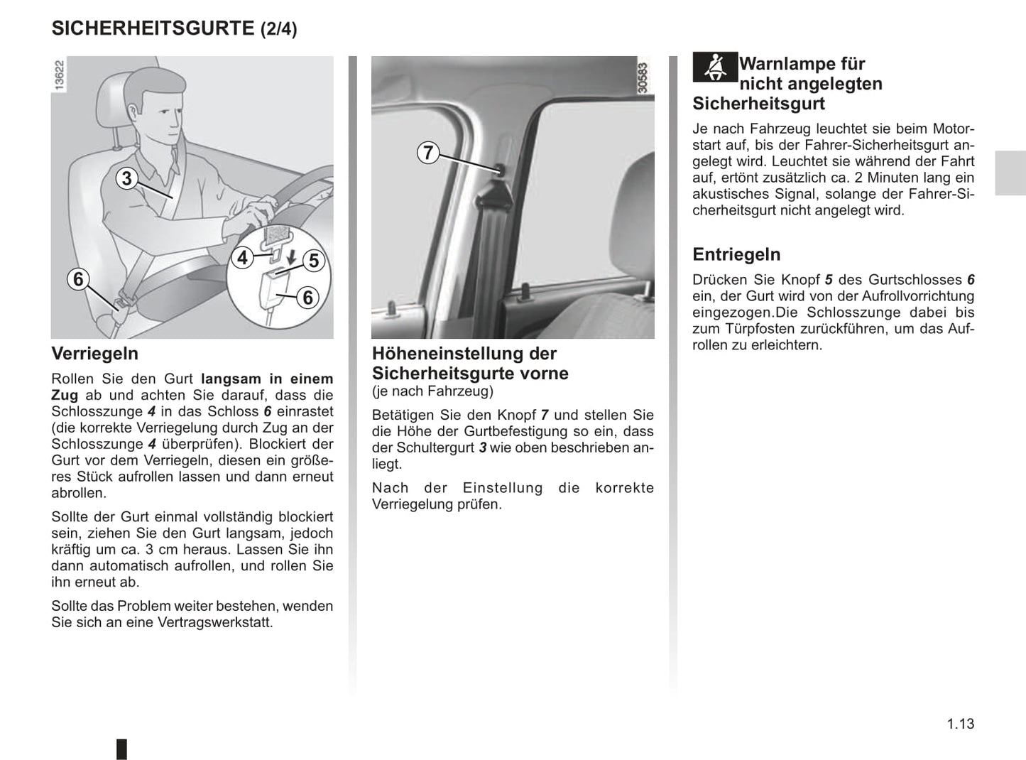 2010-2014 Dacia Duster Bedienungsanleitung | Deutsch