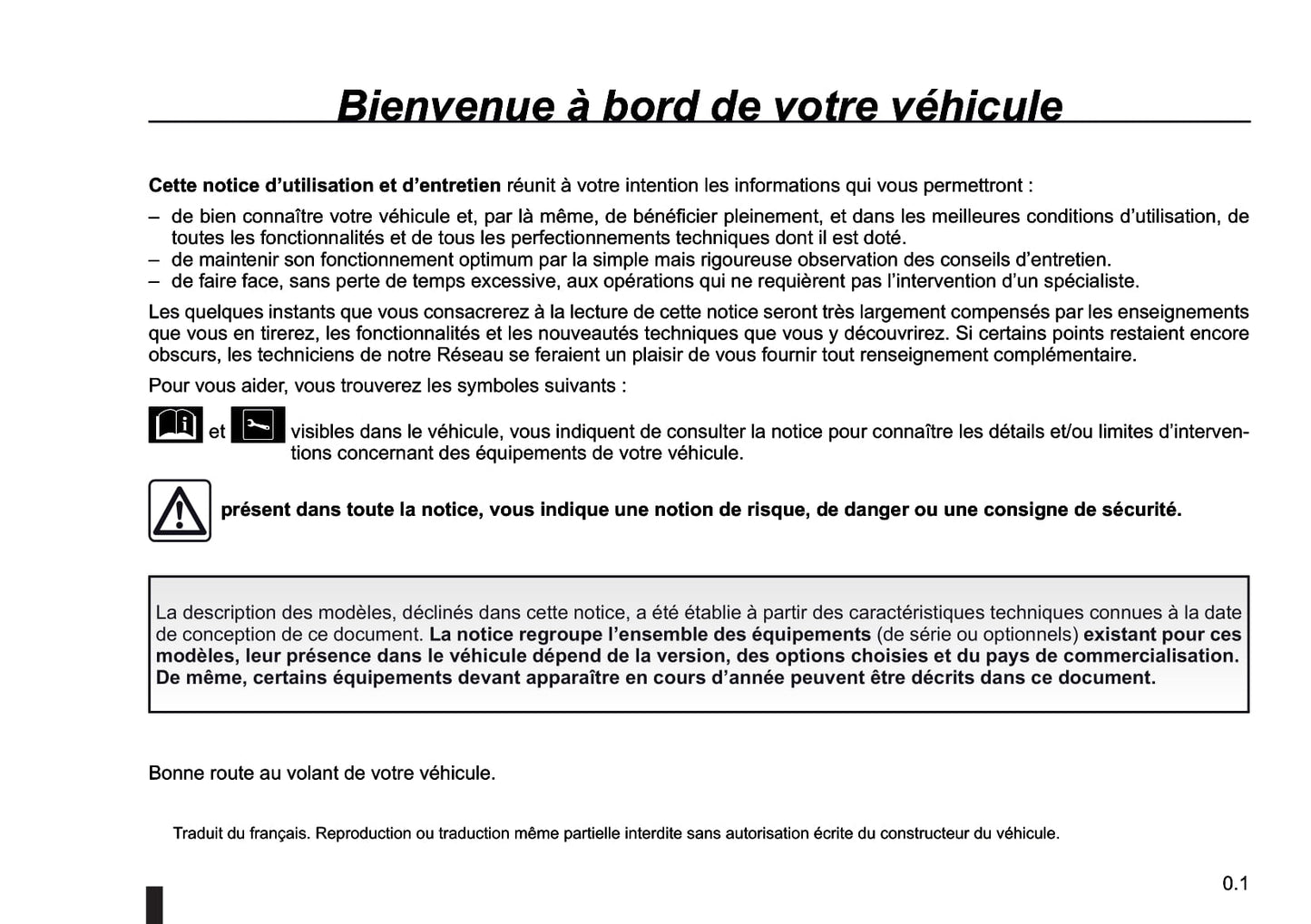 2014-2019 Renault Trafic Manuel du propriétaire | Français