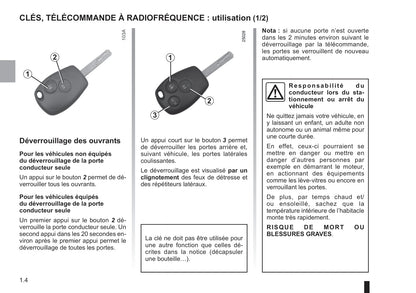 2018-2019 Renault Trafic Owner's Manual | French