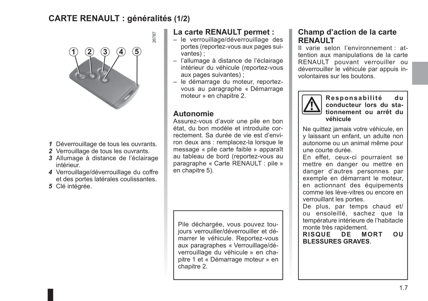 2014-2019 Renault Trafic Manuel du propriétaire | Français