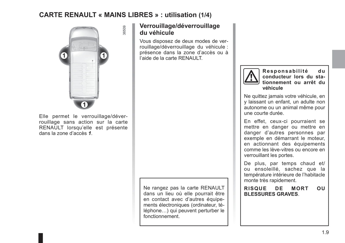 2014-2019 Renault Trafic Manuel du propriétaire | Français