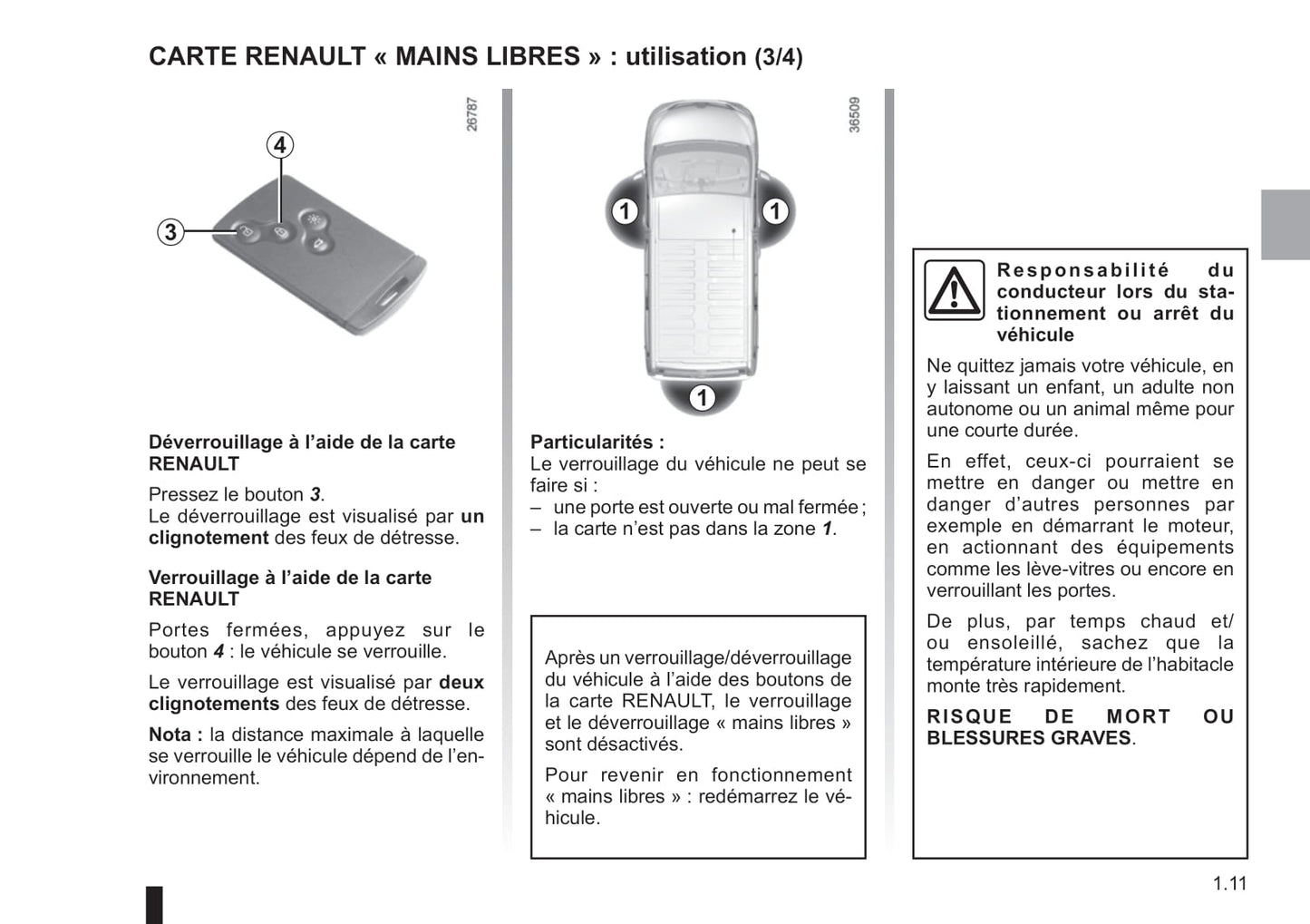 2018-2019 Renault Trafic Bedienungsanleitung | Französisch