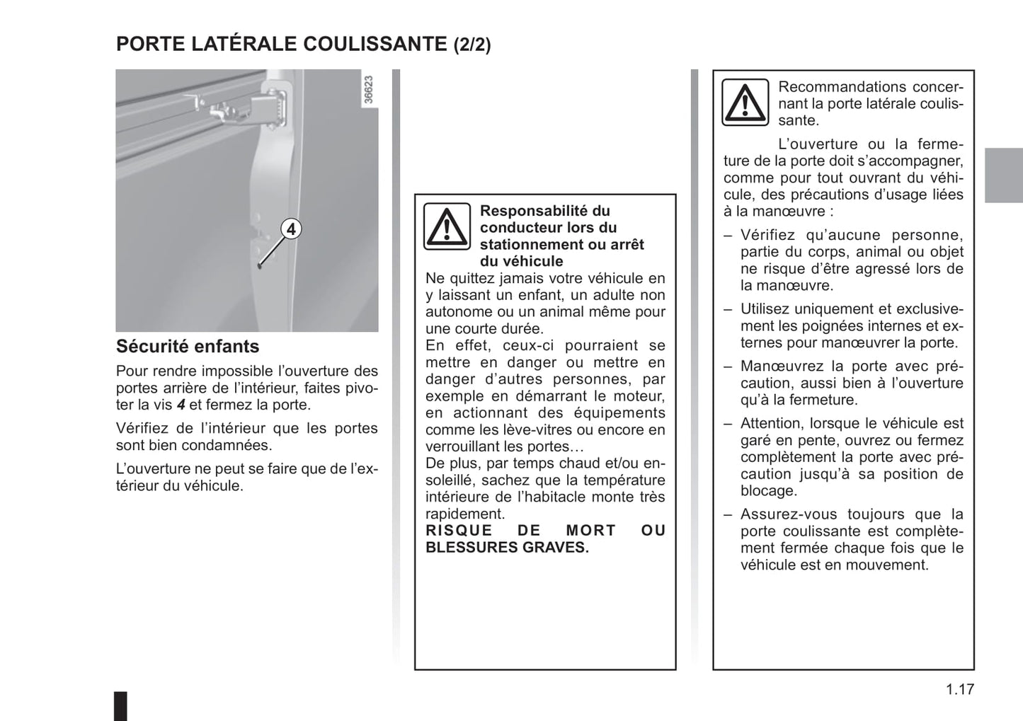 2014-2019 Renault Trafic Manuel du propriétaire | Français