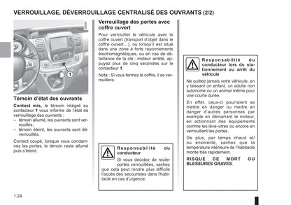 2018-2019 Renault Trafic Bedienungsanleitung | Französisch