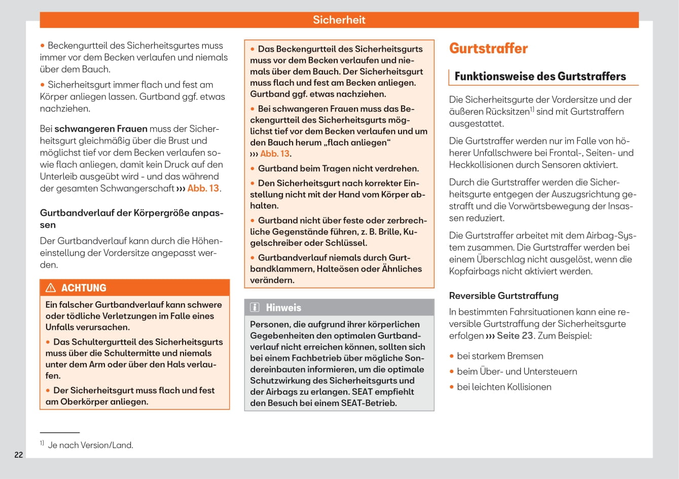 2020-2023 Seat Ateca Owner's Manual | German