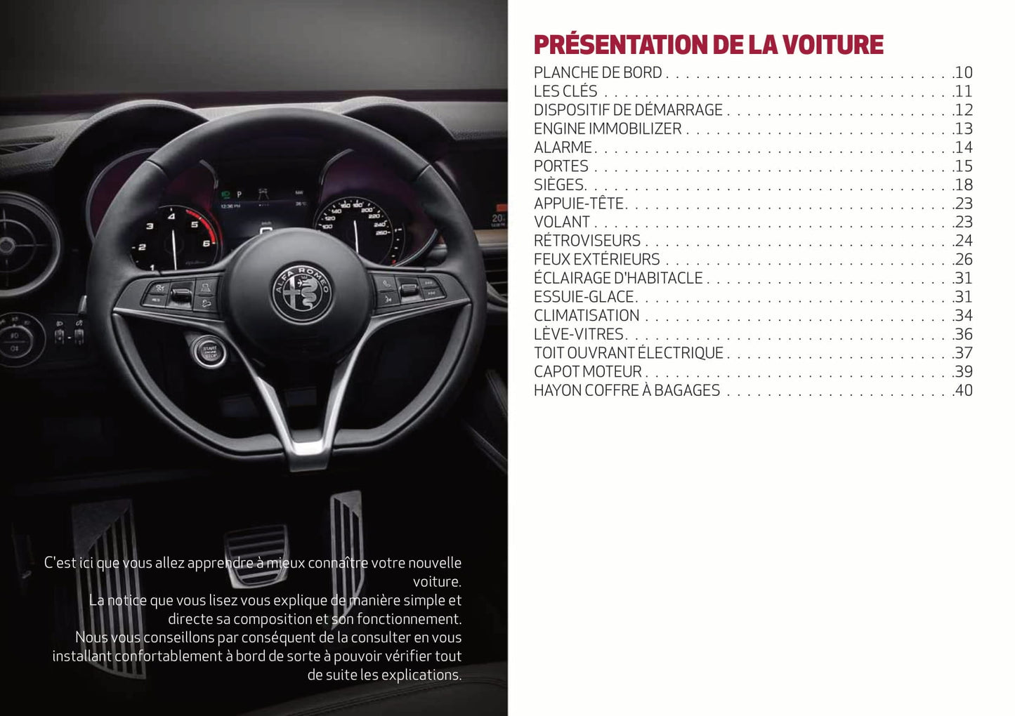 2018-2019 Alfa Romeo Stelvio Gebruikershandleiding | Frans