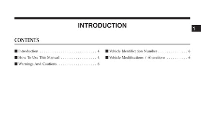 2005 Dodge Neon SRT-4 Owner's Manual | English