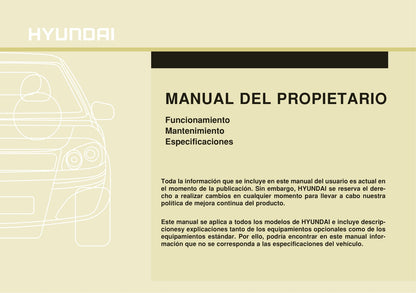 2014-2015 Hyundai i10 Owner's Manual | Spanish
