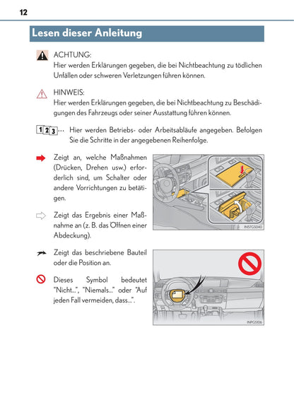 2014-2015 Lexus GS 300h/GS 450h Owner's Manual | German