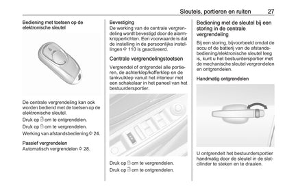 2018 Opel Mokka X Owner's Manual | Dutch