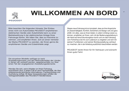 2011-2012 Peugeot Partner Bedienungsanleitung | Deutsch