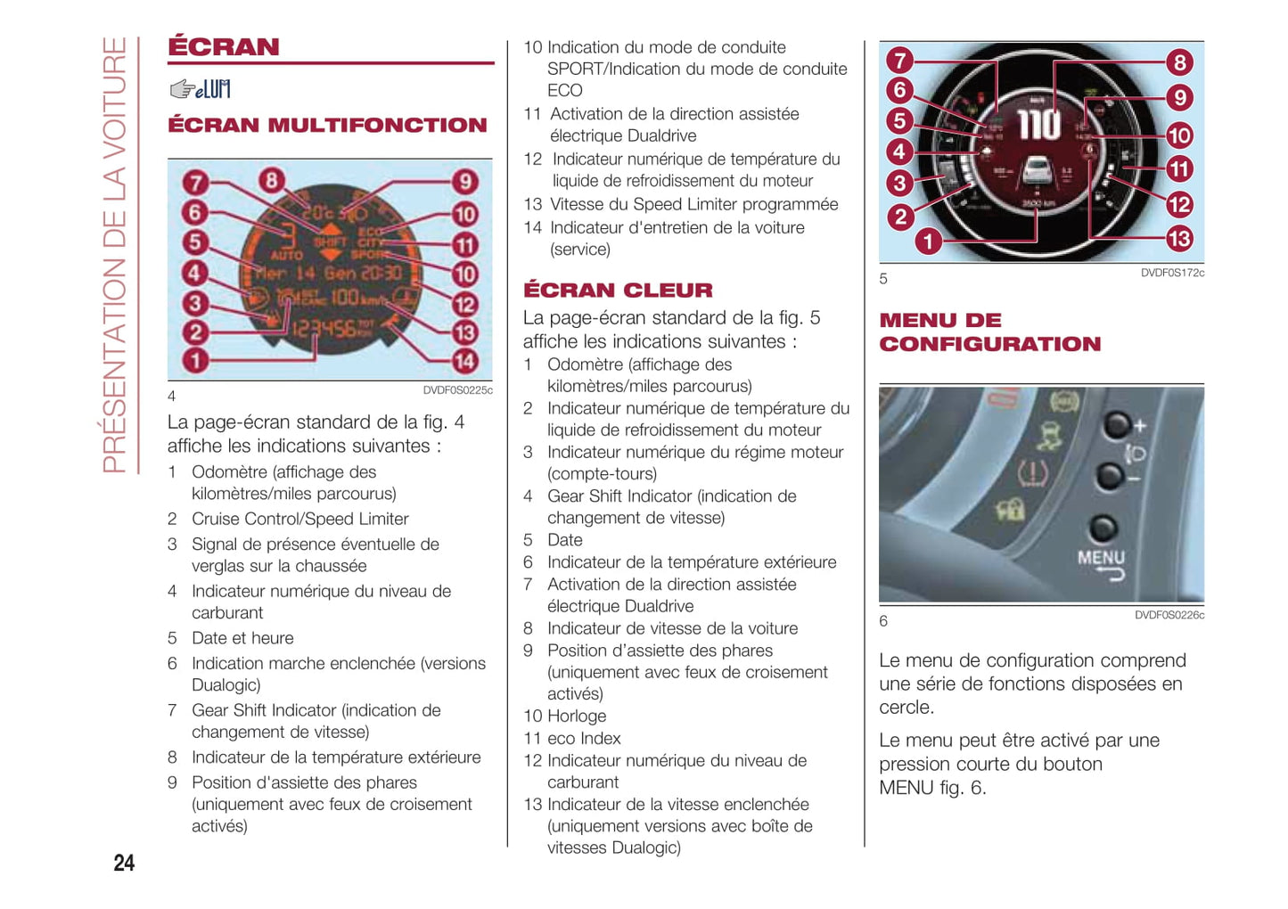 2017-2018 Fiat 500/500C Gebruikershandleiding | Frans