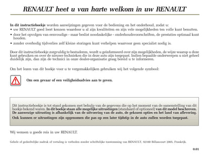 2005-2006 Renault Mégane Grandtour Bedienungsanleitung | Niederländisch